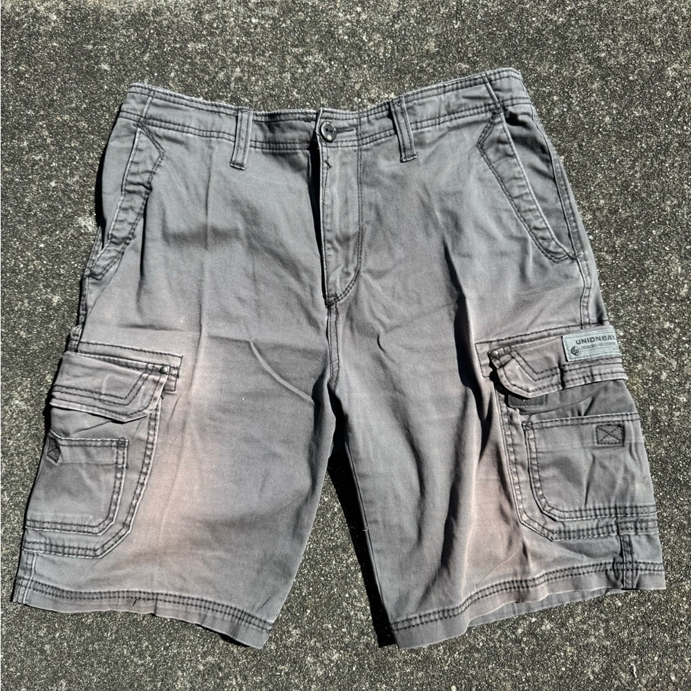 Men's Gray Cargo Shorts